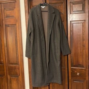 Soft Brushed Long Overcoat